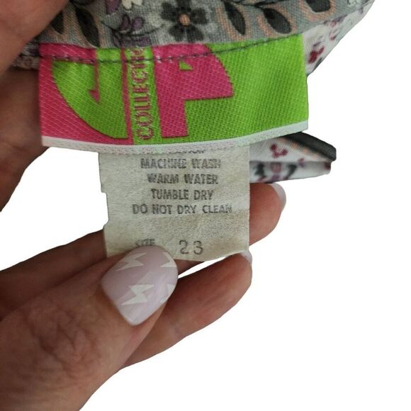 Vintage Long Sleeve High Neck Prairie Button Down Top Blouse Womens 2XL Gray - Picture 8 of 9